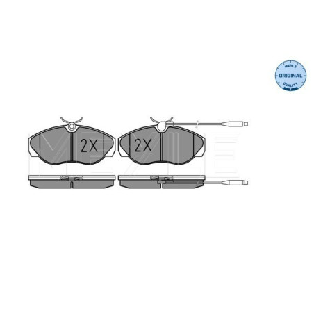 MEYLE 025 217 9719/W Bremsbeläge Vorne für Ducato Boxer JUMPER