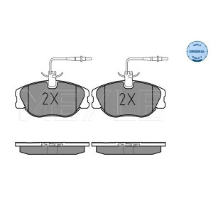 MEYLE 025 218 0119/W Brzdové platničky predné pre Expert Scudo JUMPY Evasion 806 Ulysse Zeta