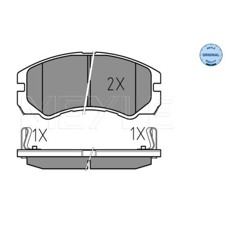 MEYLE 025 218 4516/W Bremsbeläge Vorne für Frontera Trooper Monterey Brava