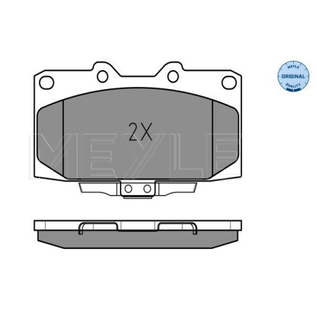 MEYLE 025 218 5415/W Brzdové platničky predné pre Subaru Impreza