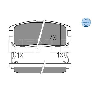 MEYLE 025 218 7514/W Brake Pads Set Rear for Frontera Trooper Monterey
