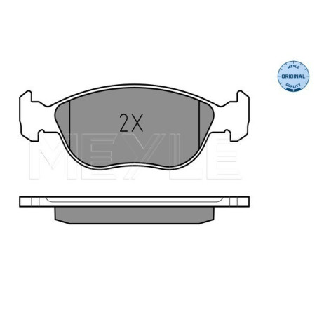 MEYLE 025 219 2717/W Brake Pads Set Front for Marea Delta Dedra 145 146 Brava Bravo Barchetta Punto