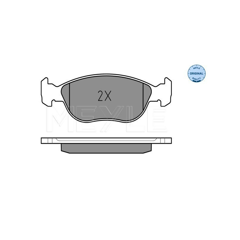 MEYLE 025 219 2818 Plaquettes de frein avant pour Fiat Punto