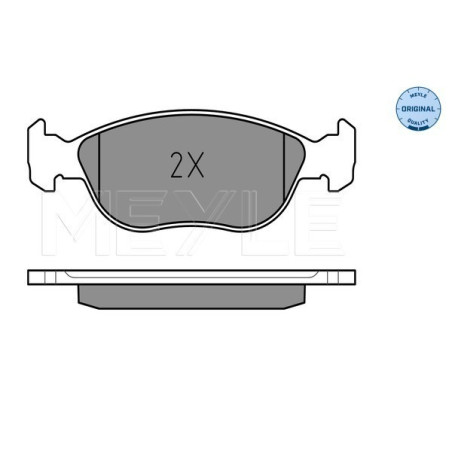 MEYLE 025 219 2818 Plaquettes de frein avant pour Fiat Punto