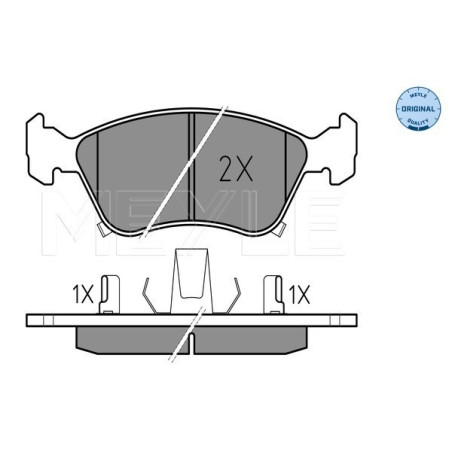 MEYLE 025 219 7617/W Brake Pads Set Front for Toyota Avensis