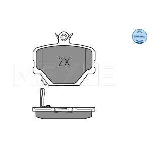MEYLE 025 219 9915 Bremsbeläge Vorne für Fortwo City-Coupe Cabrio Roadster Crossblade