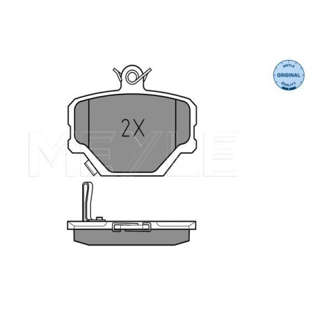 MEYLE 025 219 9915 Pastillas de freno delantero para Fortwo City-Coupe Cabrio Roadster Crossblade