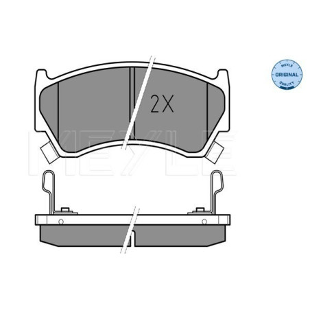 MEYLE 025 230 0415/W Pastiglie freno anteriore per Nissan Almera