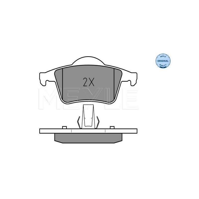 MEYLE 025 230 7616 Pastillas de freno trasero para Volvo V70 S80 S60 XC70 S70