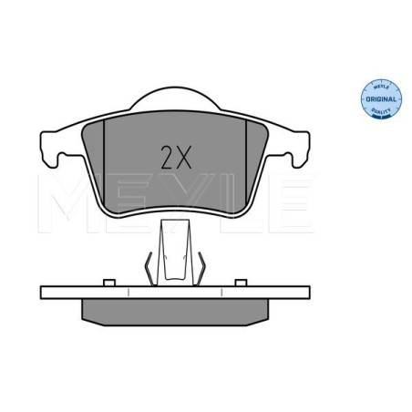 MEYLE 025 230 7616 Plaquettes de frein arrière pour Volvo V70 S80 S60 XC70 S70
