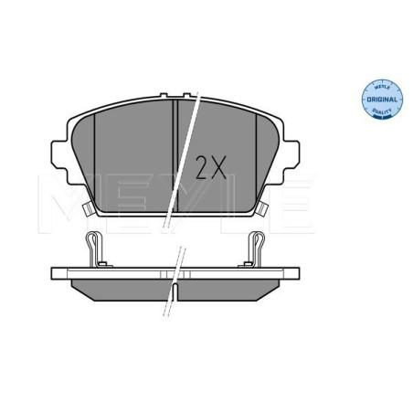 MEYLE 025 230 9416/W Bremsbeläge Vorne für Primera Accord Almera MG ZS