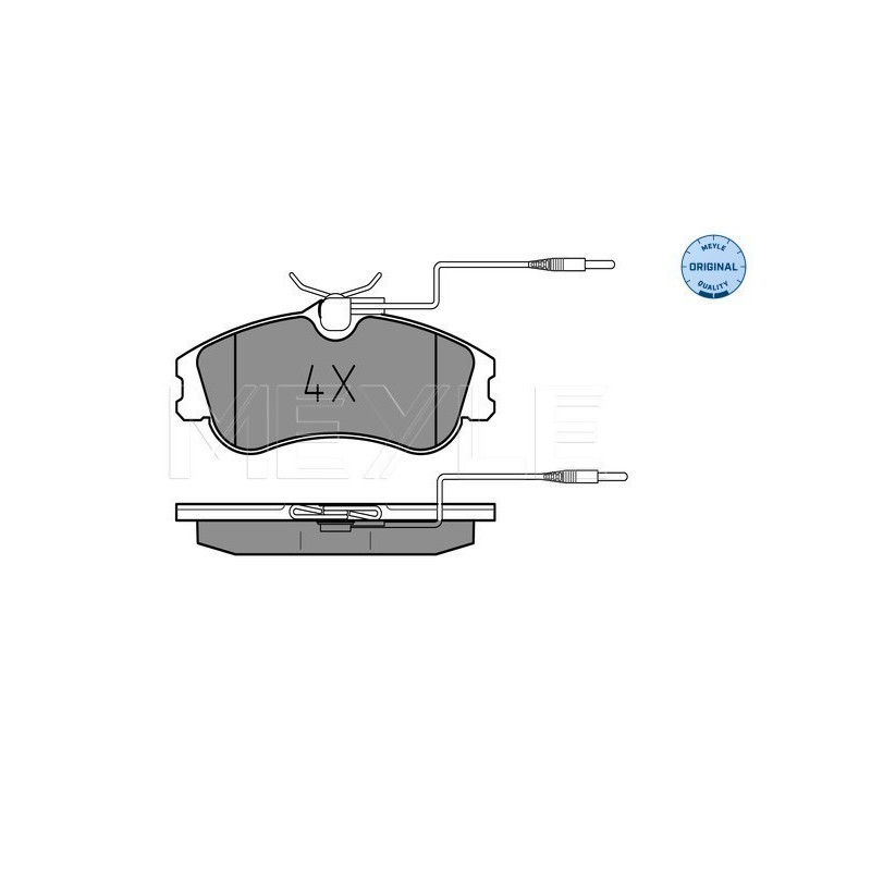 MEYLE 025 231 2419/W Pastiglie freno anteriore per 306 Partner Berlingo Xsara