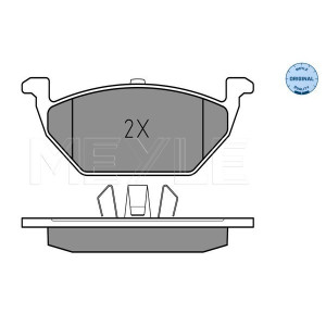 MEYLE 025 231 3019/A Brzdové platničky predné pre Fabia Ibiza Polo A1 Rapid Bora Roomster Jetta