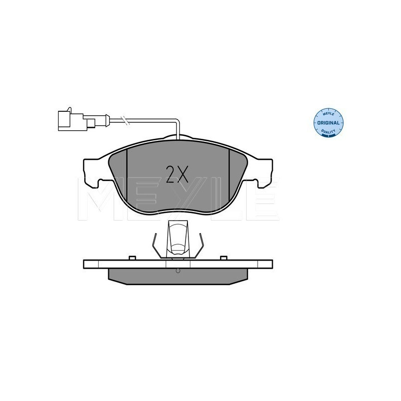 MEYLE 025 231 4119/W Brake Pads Set Front for 156 147 Lybra