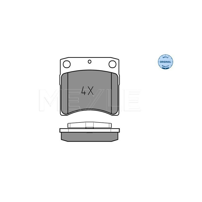 MEYLE 025 231 7618/W Brake Pads Set Front for VW Transporter California