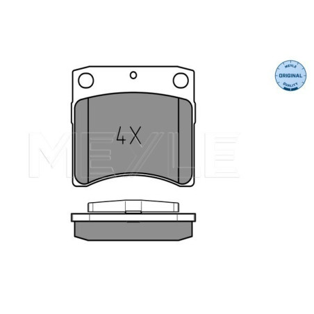 MEYLE 025 231 7618/W Brzdové platničky predné pre VW Transporter California