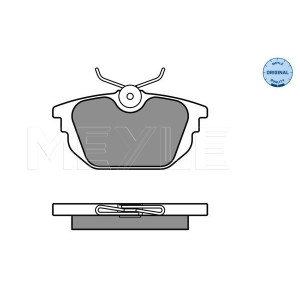 MEYLE 025 231 7714 Brzdové platničky zadné pre Dedra 155 145 146 Delta Marea Spider GTV Punto Tempra