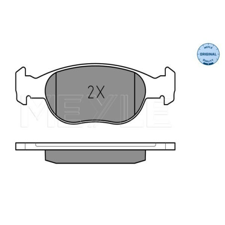 MEYLE 025 231 8118 Brake Pads Set Front for Y Punto