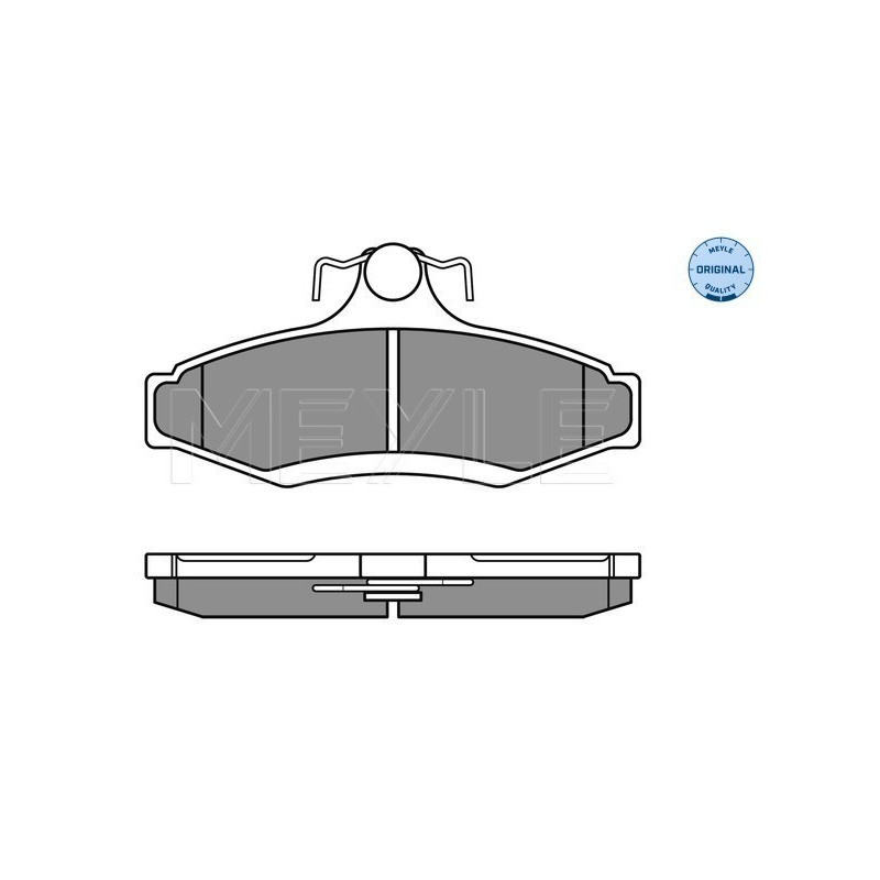 MEYLE 025 232 3714 Brzdové platničky zadné pre Nubira Korando Musso Leganza