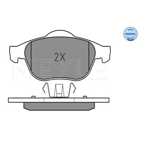 MEYLE 025 232 4518 Brake Pads Set Front for Renault Laguna Scenic