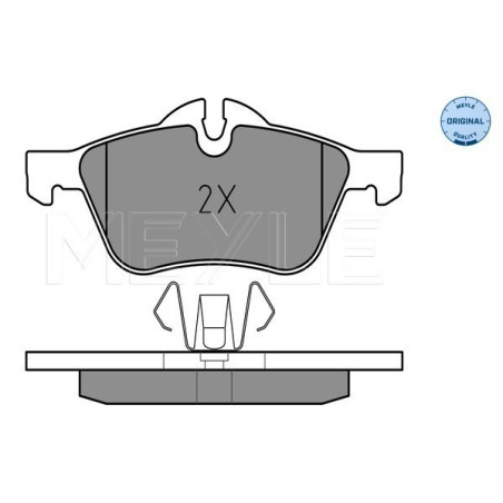 MEYLE 025 232 8118 Plaquettes de frein avant pour MINI Hatchback Convertible