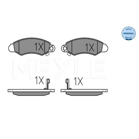 MEYLE 025 232 9614/W Brake Pads Set Front for Swift Justy