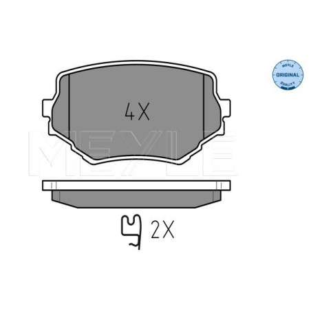 MEYLE 025 233 1414/W Brake Pads Set Front for Suzuki Vitara