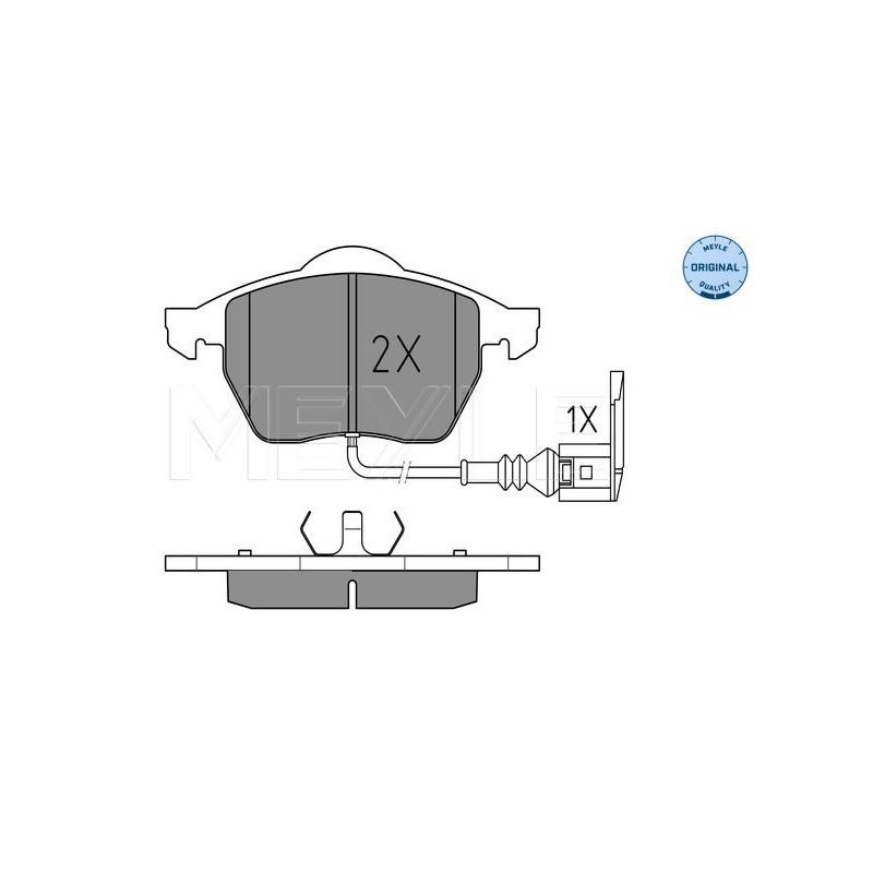MEYLE 025 233 9219/W Brake Pads Set Front for Bora Golf TT Octavia A3 New Leon Toledo Polo