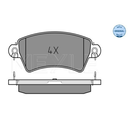 MEYLE 025 233 9617 Bremsbeläge Vorne für 306 Xsara 206