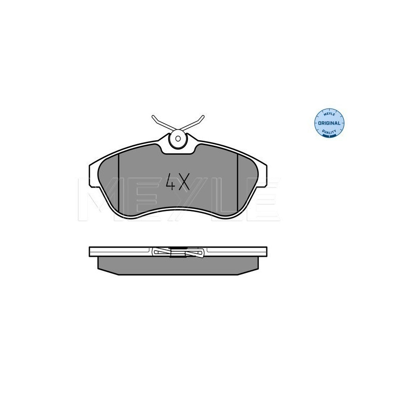 MEYLE 025 234 0919 Brzdové destičky přední pro Citroen C3 C2 Enterprise