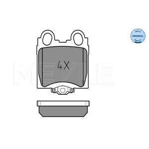 MEYLE 025 234 2915/W Brzdové platničky zadné pre Lexus GS IS SC