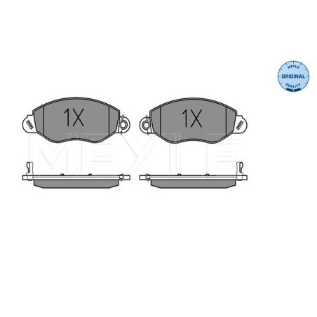 MEYLE 025 234 3418/W Brzdové destičky přední pro Ford Transit
