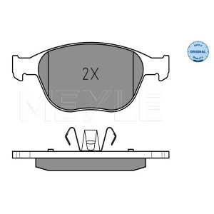 MEYLE 025 234 4017 Brzdové platničky predné pre Fiesta Transit Puma Focus Ka