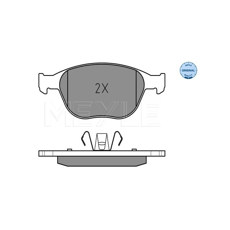 MEYLE 025 234 4017 Brake Pads Set Front for Fiesta Transit Puma Focus Ka