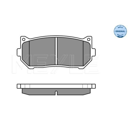 MEYLE 025 234 5513/W Brake Pads Set Rear for Carens Shuma Clarus Cerato