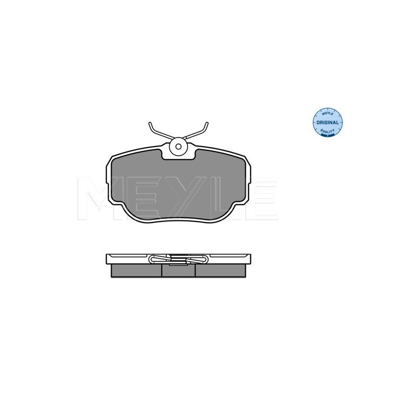 MEYLE 025 234 5816 Brzdové platničky zadné pre Land Rover Discovery