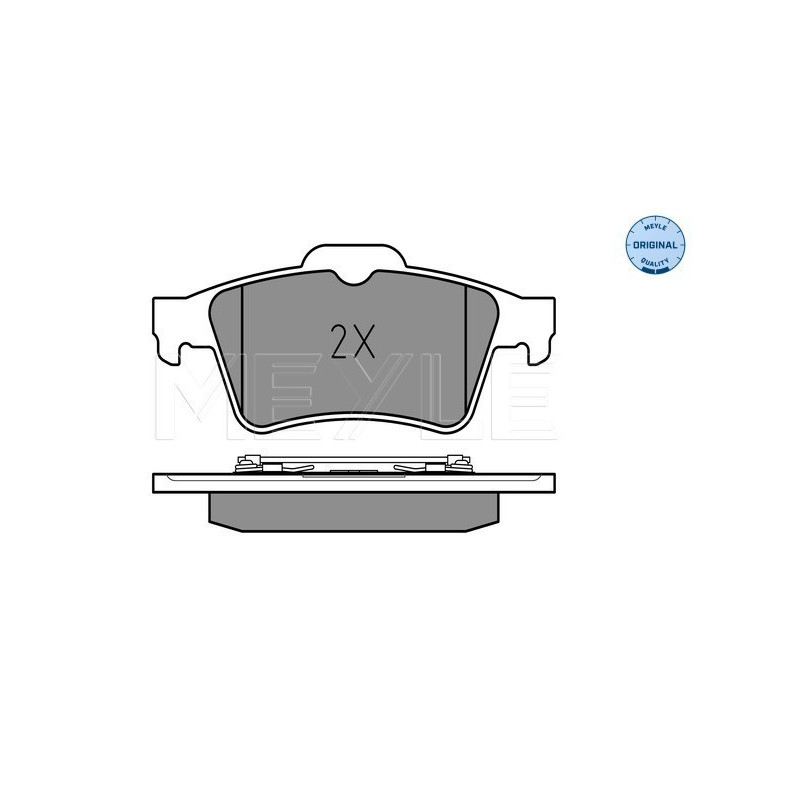 MEYLE 025 234 8216 Plaquettes de frein arrière pour Laguna Primera Espace Latitude Transit Megane