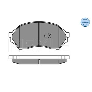 MEYLE 025 234 9016 Pastillas de freno delantero para Mazda 323