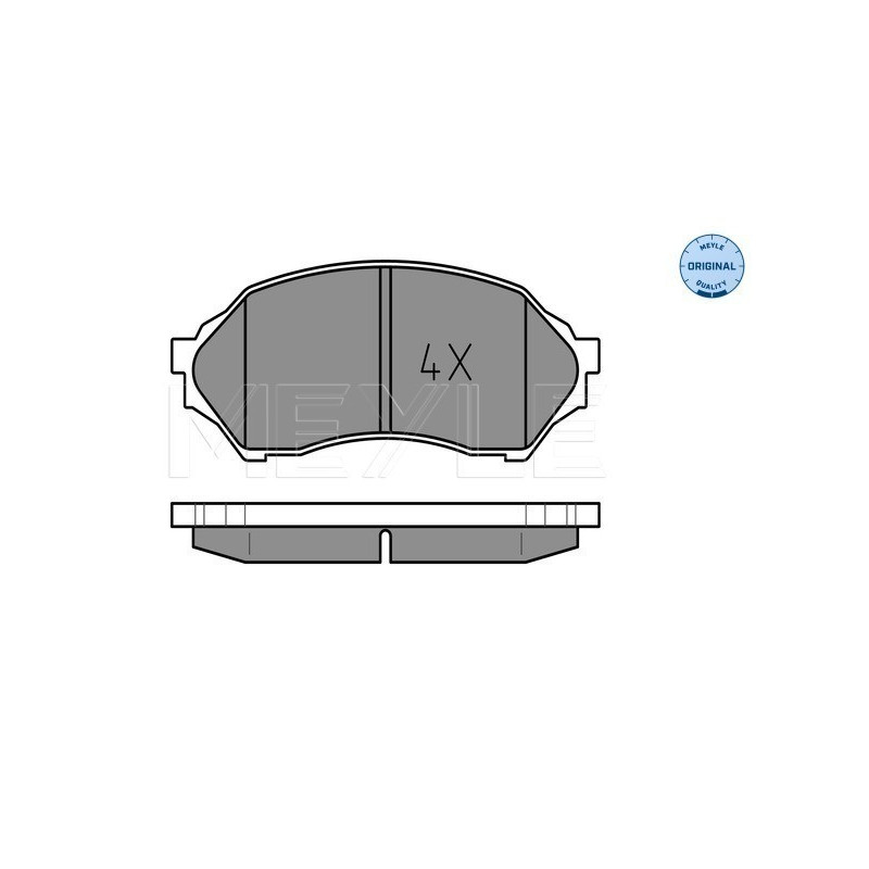 MEYLE 025 234 9016 Bremsbeläge Vorne für Mazda 323