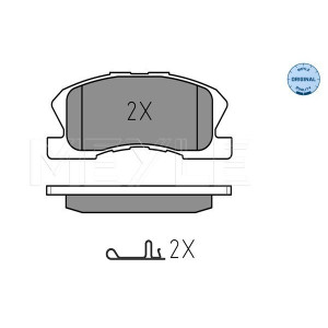 MEYLE 025 234 9714/W Plaquettes de frein avant pour Sirion YRV Move