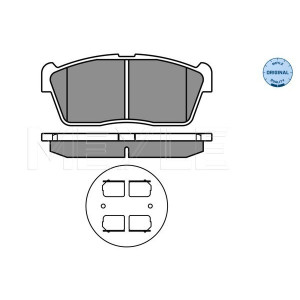 MEYLE 025 235 0715 Klocki hamulcowe przód dla Ignis Sirion Alto C-Zero Carry Copen i iOn Justy Cuore