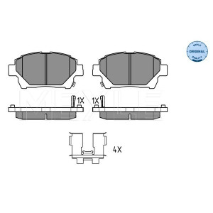MEYLE 025 235 1015/W Pastiglie freno anteriore per Toyota Corolla iQ