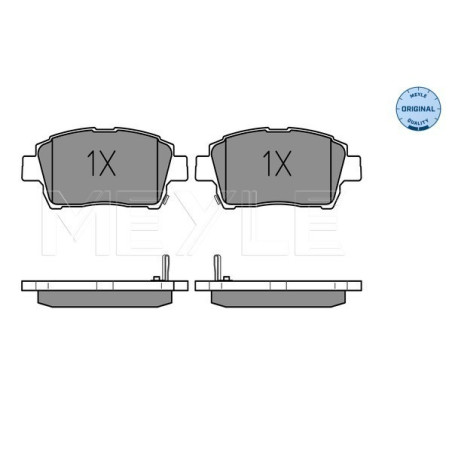 MEYLE 025 235 1017 Brake Pads Set Front for Corolla Yaris Celica MR Prius