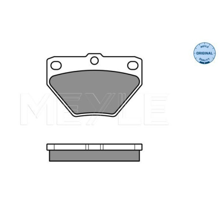 MEYLE 025 235 2114/W Brzdové platničky zadné pre Yaris Corolla Celica Prius