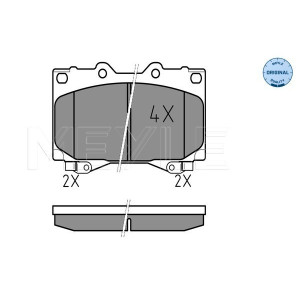 MEYLE 025 235 2415/W Klocki hamulcowe przód dla Land Cruiser LX