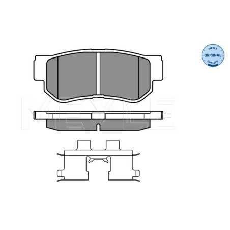 MEYLE 025 235 4314/W Brake Pads Set Rear for Sonata Sportage Tucson Santa Fe Magentis Getz Trajet XG