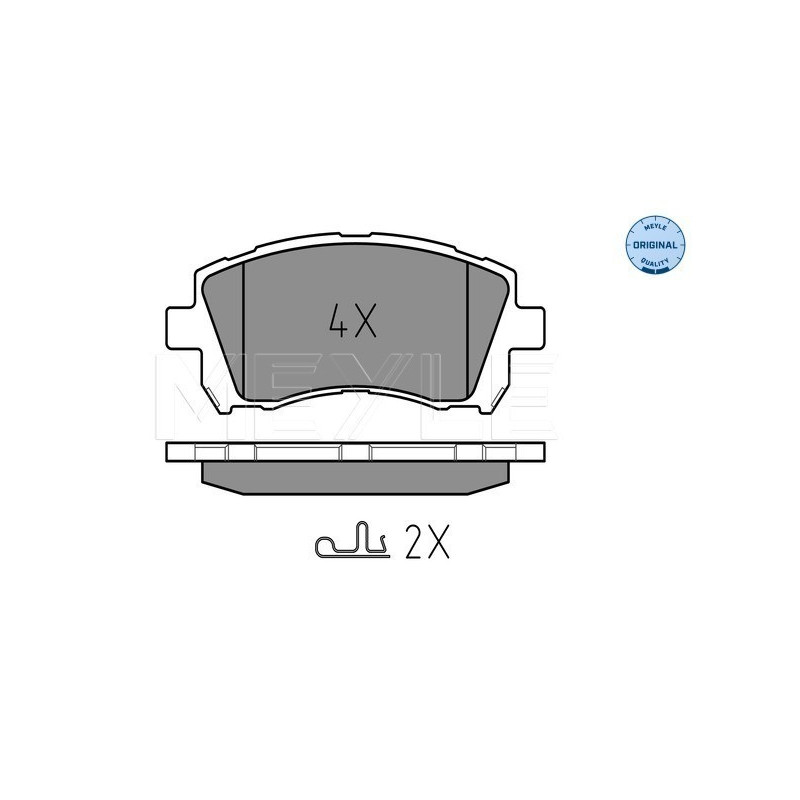 MEYLE 025 235 5817/W Brzdové platničky predné pre Impreza Legacy Forester Outback