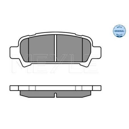 MEYLE 025 235 7214/W Brzdové platničky zadné pre Impreza Forester Legacy Outback