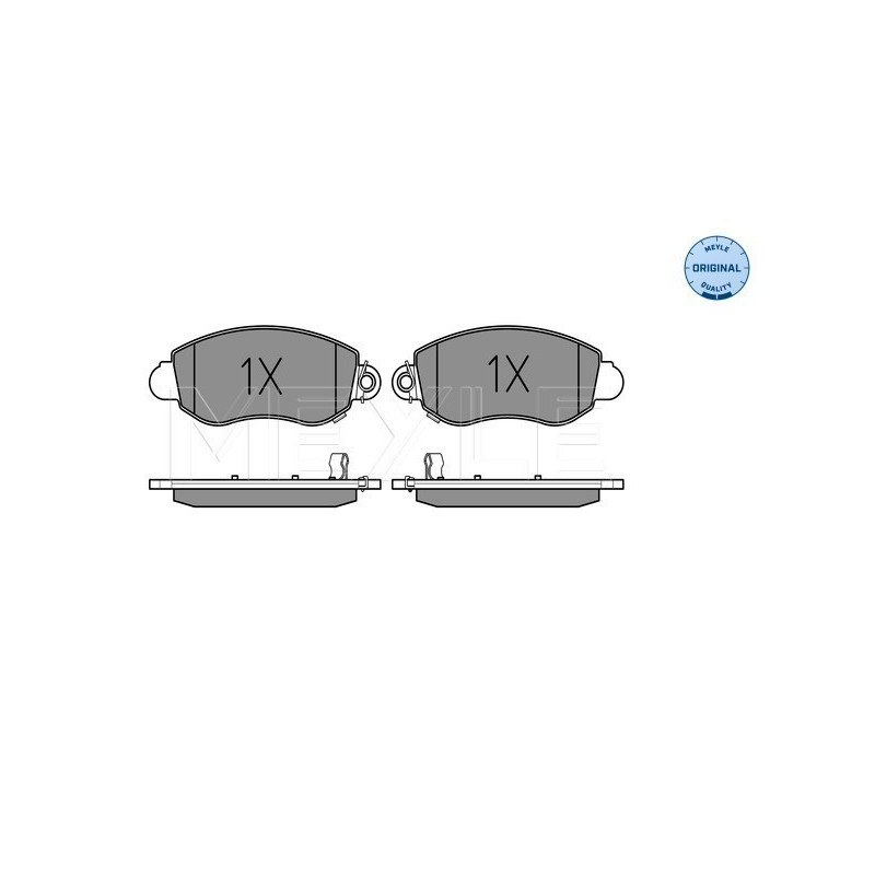 MEYLE 025 235 7718/W Bremsbeläge Vorne für Ford Transit