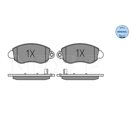 MEYLE 025 235 7718/W Plaquettes de frein avant pour Ford Transit